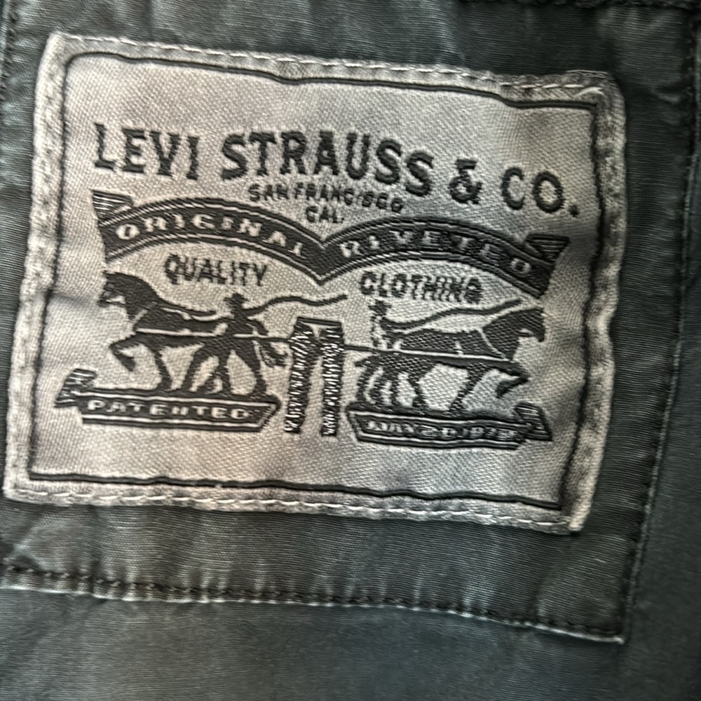 Vintage Levi’s vest 1X charcoal/black - Picture 2 of 16